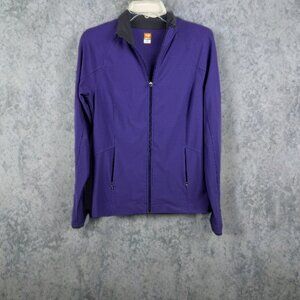 Lucy Purple Zip-Up Athletic Jacket